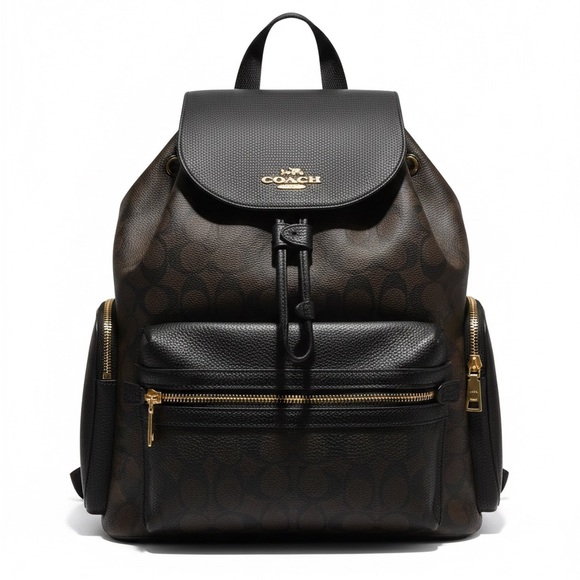 Coach Women's Backpack in Black and Brown